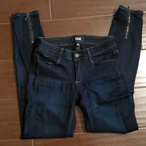 Paige Skinny Dark Blue Jeans 24